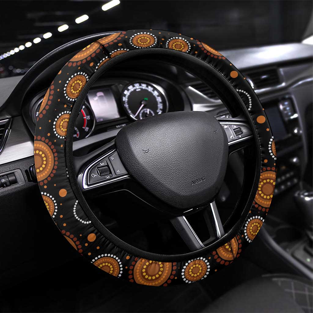 Aotearoa and Australia Toitu Te Tiriti Steering Wheel Cover Honour the Treaty - Stand Together Stand Stronger