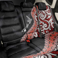 Aotearoa Maori Stylized Koru - Silver Ferns Back Car Seat Cover LT03 - Polynesian Pride