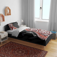 Aotearoa Maori Stylized Koru - Silver Ferns Bedding Set LT03 - Polynesian Pride