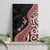 Aotearoa Maori Stylized Koru - Silver Ferns Canvas Wall Art