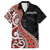 Aotearoa Maori Stylized Koru - Silver Ferns Family Matching Summer Maxi Dress and Hawaiian Shirt