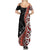 Aotearoa Maori Stylized Koru - Silver Ferns Family Matching Summer Maxi Dress and Hawaiian Shirt