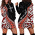 Aotearoa Maori Stylized Koru - Silver Ferns Hoodie Dress