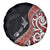 Aotearoa Maori Stylized Koru - Silver Ferns Spare Tire Cover