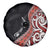 Aotearoa Maori Stylized Koru - Silver Ferns Spare Tire Cover