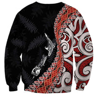 Aotearoa Maori Stylized Koru - Silver Ferns Sweatshirt LT03 - Polynesian Pride