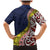 Aotearoa and Niue Family Matching Mermaid Dress and Hawaiian Shirt Hiapo Maori Stylized Koru