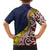 Aotearoa and Niue Kid Hawaiian Shirt Hiapo Maori Stylized Koru