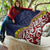 Aotearoa and Niue Quilt Hiapo Maori Stylized Koru