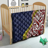 Aotearoa and Niue Quilt Hiapo Maori Stylized Koru LT03 - Polynesian Pride