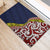 Aotearoa and Niue Rubber Doormat Hiapo Maori Stylized Koru