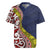 Aotearoa and Niue Rugby Jersey Hiapo Maori Stylized Koru