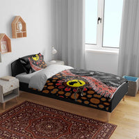 Aotearoa and Australia Bedding Set Maori Koru Ferns With Aboriginal Kangaroo LT03 - Polynesian Pride