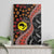 Aotearoa and Australia Canvas Wall Art Maori Koru Ferns With Aboriginal Kangaroo