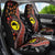 Aotearoa and Australia Car Seat Cover Maori Koru Ferns With Aboriginal Kangaroo