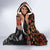 Aotearoa and Australia Hooded Blanket Maori Koru Ferns With Aboriginal Kangaroo