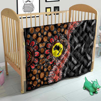 Aotearoa and Australia Quilt Maori Koru Ferns With Aboriginal Kangaroo LT03 - Polynesian Pride