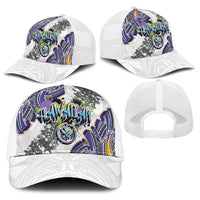 Traditional Art Hawaiian Kakau Tattoos Baseball Net Cap Graffiti Style LT03 - Polynesian Pride