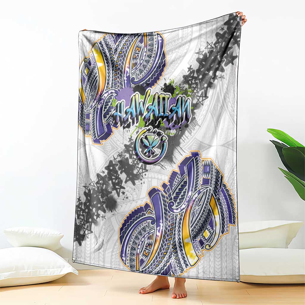 Traditional Art Hawaiian Kakau Tattoos Blanket Graffiti Style LT03 - Polynesian Pride