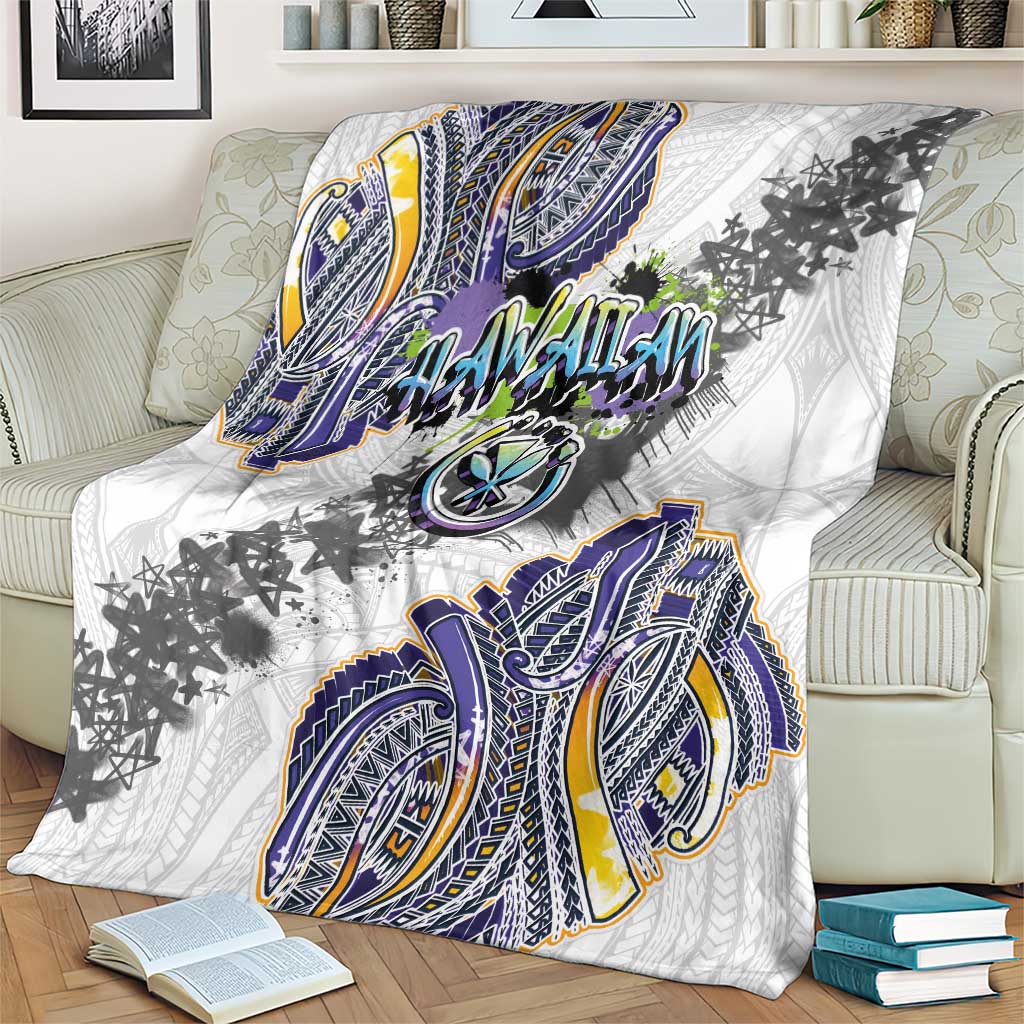Traditional Art Hawaiian Kakau Tattoos Blanket Graffiti Style LT03 - Polynesian Pride