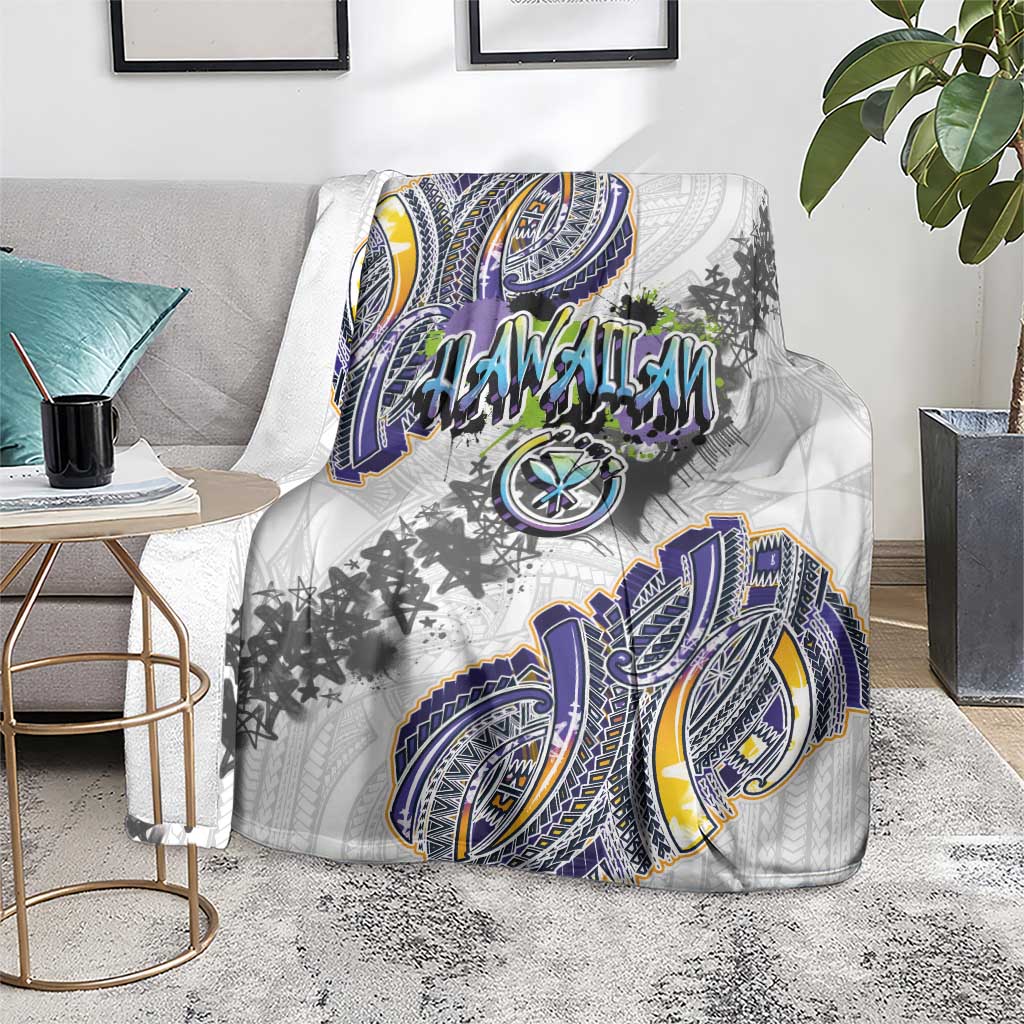 Traditional Art Hawaiian Kakau Tattoos Blanket Graffiti Style LT03 - Polynesian Pride