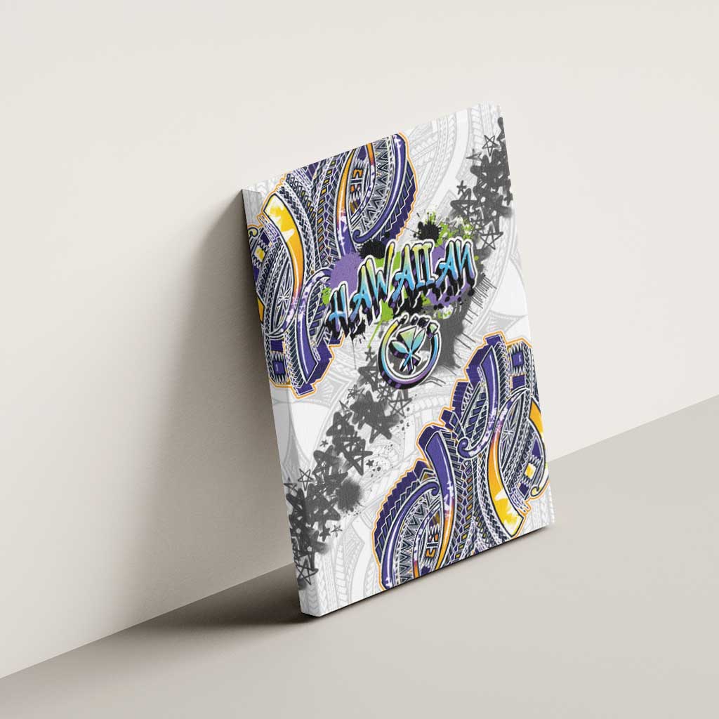 Traditional Art Hawaiian Kakau Tattoos Canvas Wall Art Graffiti Style LT03 - Polynesian Pride