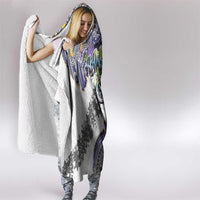 Traditional Art Hawaiian Kakau Tattoos Hooded Blanket Graffiti Style LT03 - Polynesian Pride