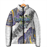 Traditional Art Hawaiian Kakau Tattoos Padded Jacket Graffiti Style LT03 - Polynesian Pride