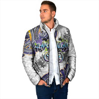 Traditional Art Hawaiian Kakau Tattoos Padded Jacket Graffiti Style LT03 - Polynesian Pride