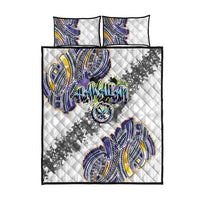 Traditional Art Hawaiian Kakau Tattoos Quilt Bed Set Graffiti Style LT03 - Polynesian Pride