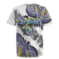 Traditional Art Hawaiian Kakau Tattoos Rugby Jersey Graffiti Style LT03 - Polynesian Pride