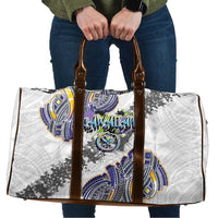 Traditional Art Hawaiian Kakau Tattoos Travel Bag Graffiti Style LT03 White - Polynesian Pride