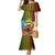 Hawaii Womens Day Wahine Family Matching Mermaid Dress and Hawaiian Shirt Strong Beautiful Woman with Kakau Style LT03 Mom's Dress Red - Polynesian Pride