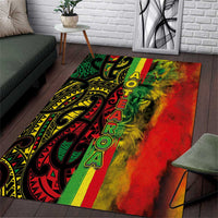 Aotearoa Reggae Area Rug Maori Reggae-One Love LT03 Reggae - Polynesian Pride
