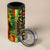 Aotearoa Reggae 4 in 1 Can Cooler Tumbler Maori Reggae-One Love