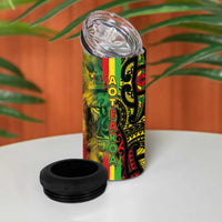 Aotearoa Reggae 4 in 1 Can Cooler Tumbler Maori Reggae-One Love LT03 - Polynesian Pride
