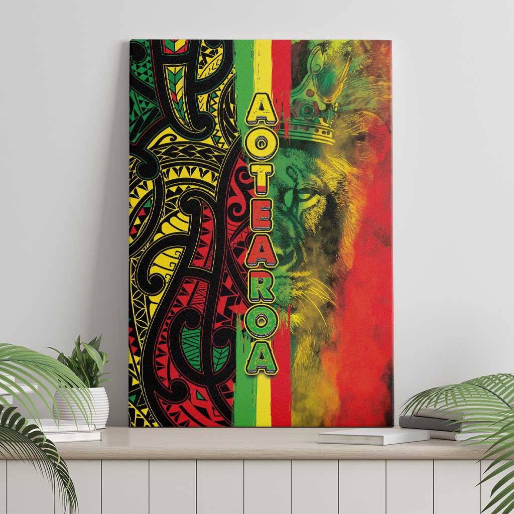 Aotearoa Reggae Canvas Wall Art Maori Reggae-One Love LT03 - Polynesian Pride