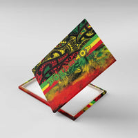 Aotearoa Reggae Canvas Wall Art Maori Reggae-One Love LT03 With Frame Reggae - Polynesian Pride