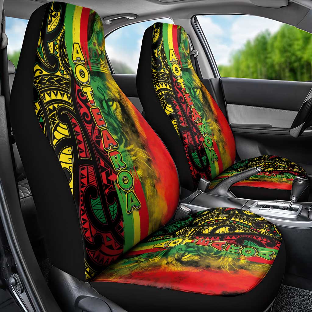 Aotearoa Reggae Car Seat Cover Maori Reggae-One Love LT03 - Polynesian Pride