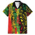 Aotearoa Reggae Family Matching Long Sleeve Bodycon Dress and Hawaiian Shirt Maori Reggae-One Love