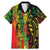 Aotearoa Reggae Family Matching Mermaid Dress and Hawaiian Shirt Maori Reggae-One Love