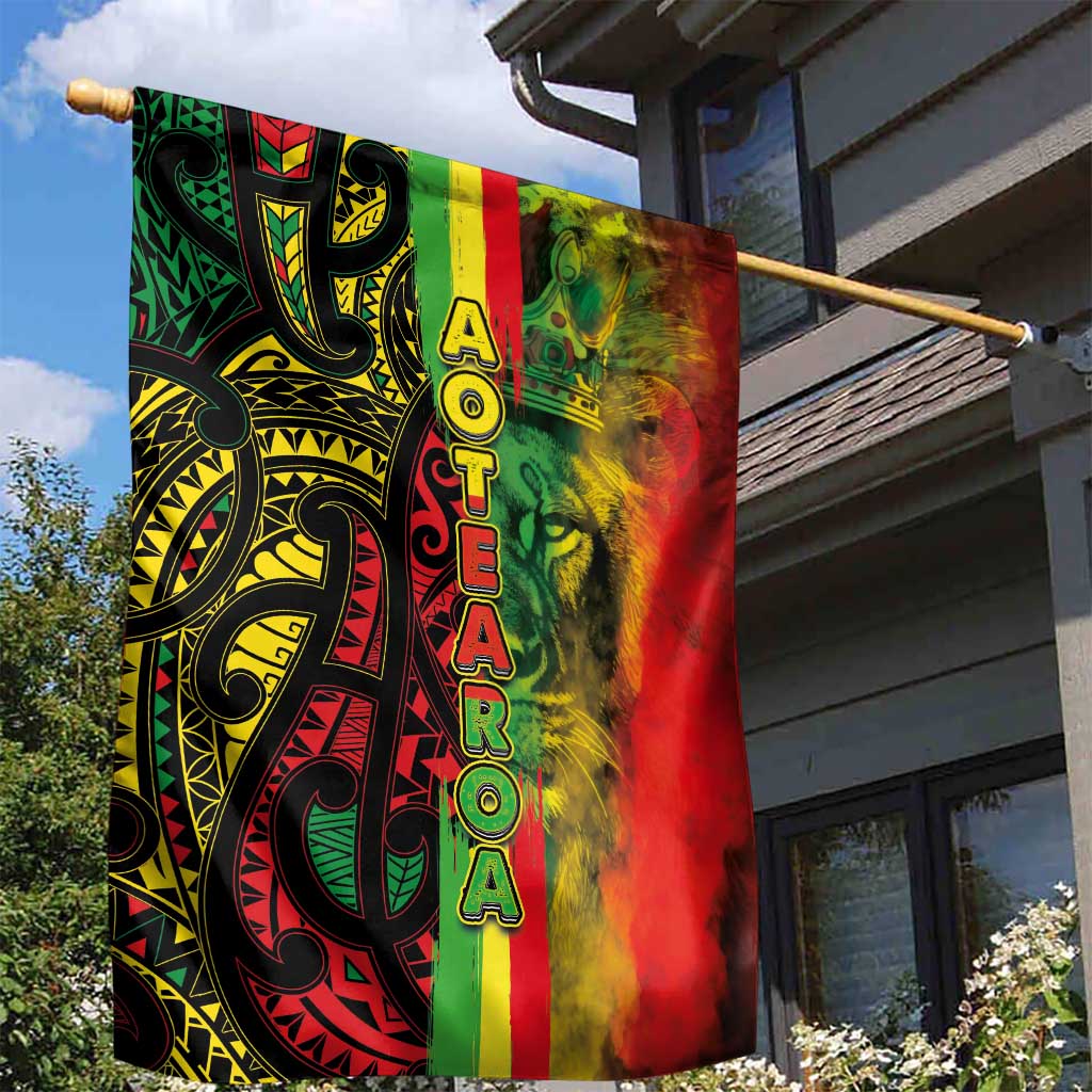 Aotearoa Reggae Garden Flag Maori Reggae-One Love LT03 - Polynesian Pride