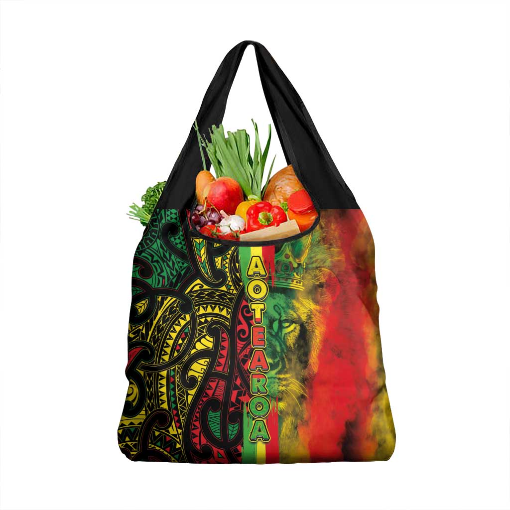 Aotearoa Reggae Grocery Bag Maori Reggae-One Love LT03 1-pack One Size Reggae - Polynesian Pride