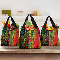 Aotearoa Reggae Grocery Bag Maori Reggae-One Love LT03 3-pack One Size Reggae - Polynesian Pride