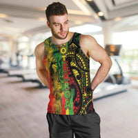 Aotearoa Reggae Men Tank Top Maori Reggae-One Love LT03 Reggae - Polynesian Pride