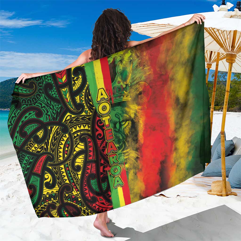 Aotearoa Reggae Sarong Maori Reggae-One Love LT03 One Size 44 x 66 inches Reggae - Polynesian Pride