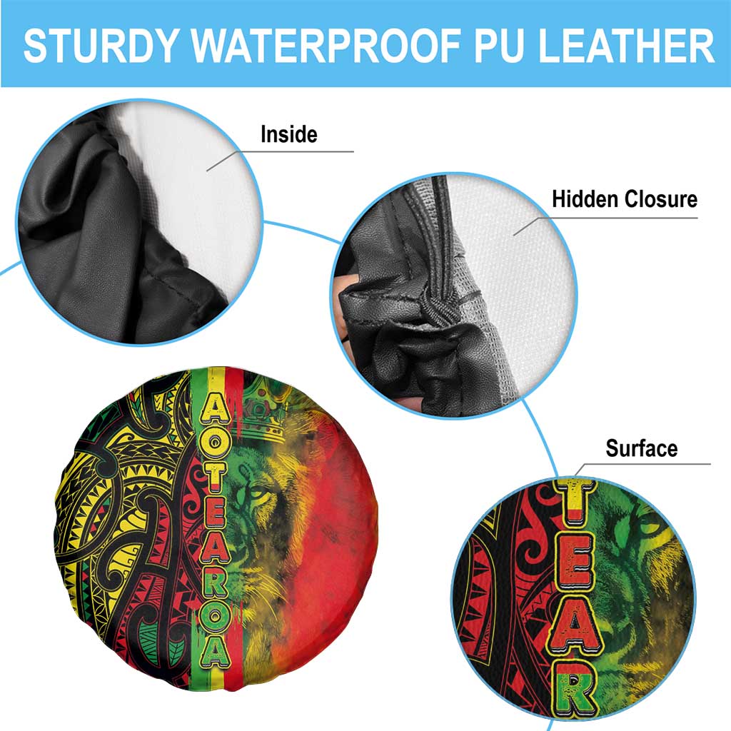 Aotearoa Reggae Spare Tire Cover Maori Reggae-One Love LT03 - Polynesian Pride