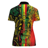 Aotearoa Reggae Women Polo Shirt Maori Reggae-One Love LT03 - Polynesian Pride