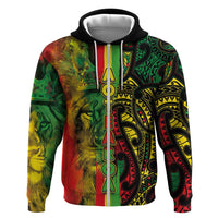 Aotearoa Reggae Zip Hoodie Maori Reggae-One Love LT03 Zip Hoodie Reggae - Polynesian Pride