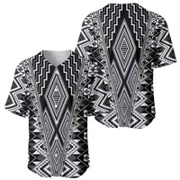 Aotearoa Tukutuku and Poutama Motif Classic Baseball Jersey LT03 - Polynesian Pride